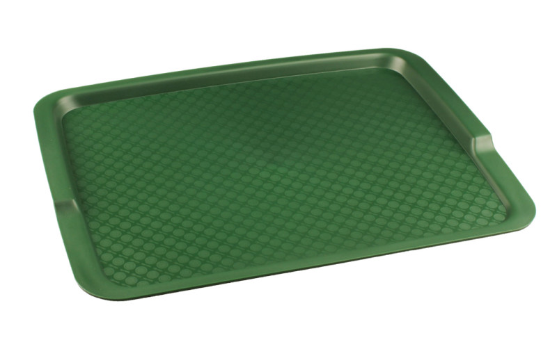 Поднос столовый из полипропилена 425х320 мм зеленый