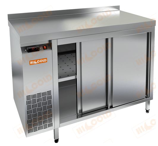 Стол тепловой пристенный HICOLD TS 11/SN с бортом