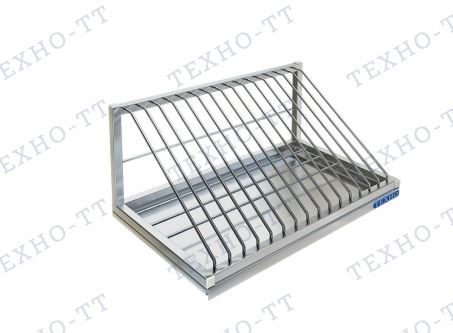 Полка настенная для ркышек и досок из нерж стали AISI304 ПН-115/600