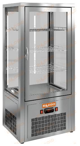 Настольная вертикальная холодильная витрина HICOLD VRC 100