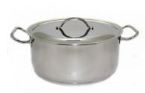 Кастрюля 9л прут. руч. мет. крыш. цельнотянутая амет