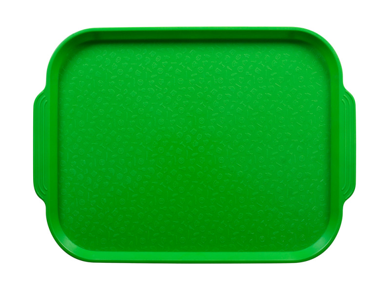 Поднос столовый 450х355 мм с ручками салатовый [368C]