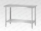Стол производственный СПРн - 1800*700*860 "Norma Ral", борт (полка сплошная; ножка угловая)