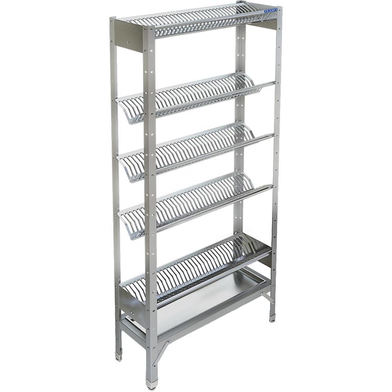 Стеллаж СтПЛп для сушки посуды FINIST, 5 полок хром (3-тар, 2-стак) 625*300*1600