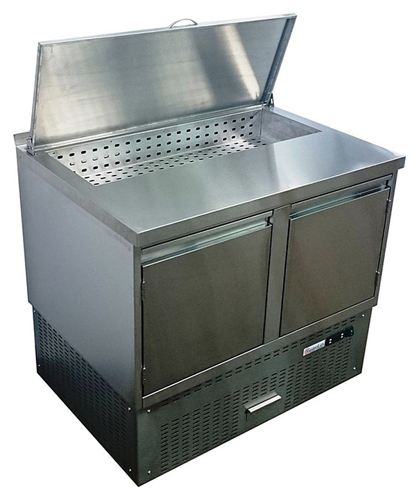 СОС4-197/4Д/Sр (10 х gn 1/3) 1970х700 + крышка