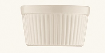 Форма для запекания 320 мл. d=100 мм. (рамекин) Белый, форма Оптива Bonna /1/24/1200/