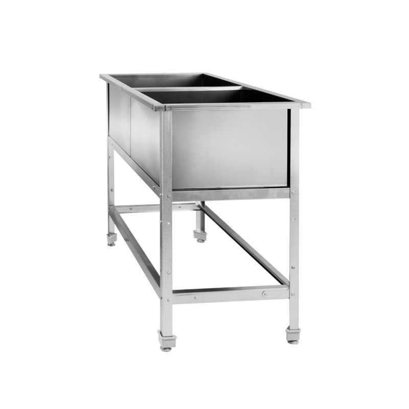 Ванна моечная двухсекционная HESSEN ВМ 2/6 нерж