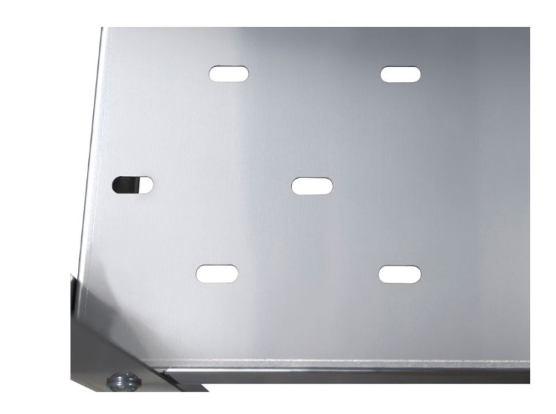 Стеллаж кухонный с перфорированными полками Luxstahl СРП-1800*900*600