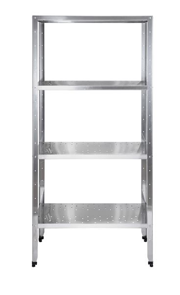 Стеллаж кухонный с перфорированными полками Luxstahl СРП-1800*900*600