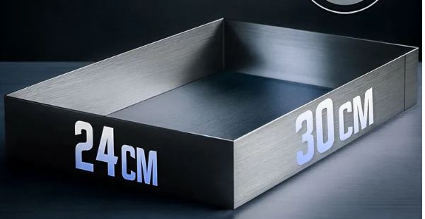 Форма прямоугольная для выпечки, рамка для десертов 30х24х5 см нержавеющая сталь 1 мм VTK Products