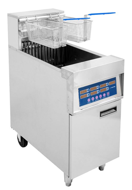 Фритюрница электрическая напольная с 6 программами, с 1 ванной 28 л Kocateq EF18C
