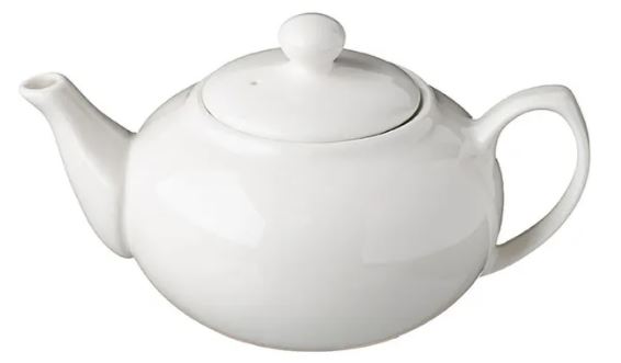 Чайник «Кунстверк» фарфор; 500мл; D=7.5,H=6.5,L=17.5см; белый
