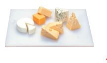 Доска разделочная пластиковая, белый цвет 500*350*8 мм, P.L. Proff Cuisine