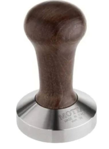 Темпер плоский с коричневой ручкой d=57мм Motta