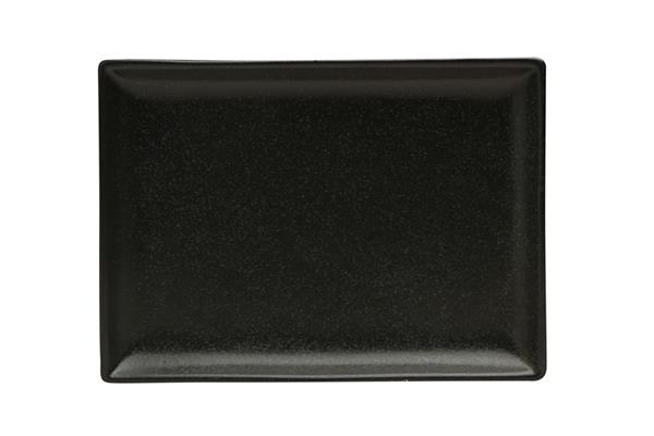 Блюдо прямоугольное 18*13 см фарфор цвет черный Seasons