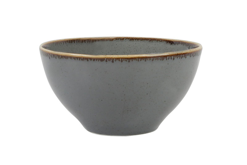 Салатник d 16 см h 8.5 см 770 мл фарфор цвет темно-серый Seasons