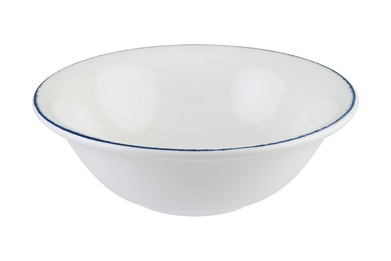 Салатник d=160 мм. 400 мл. h=53 мм. Ретро синий край (тарелка подст.70714), форма Гурмэ Bonna /1/12/