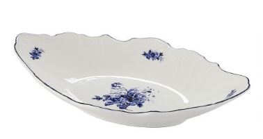 Блюдо сервировочное, 33*21,5 см, 800 мл, коллекция "Blue Flower" P.L. Proff Cuisine