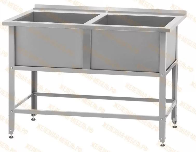 Ванна моечная ВМСб - 530/2 "Base" 1010*530 мм