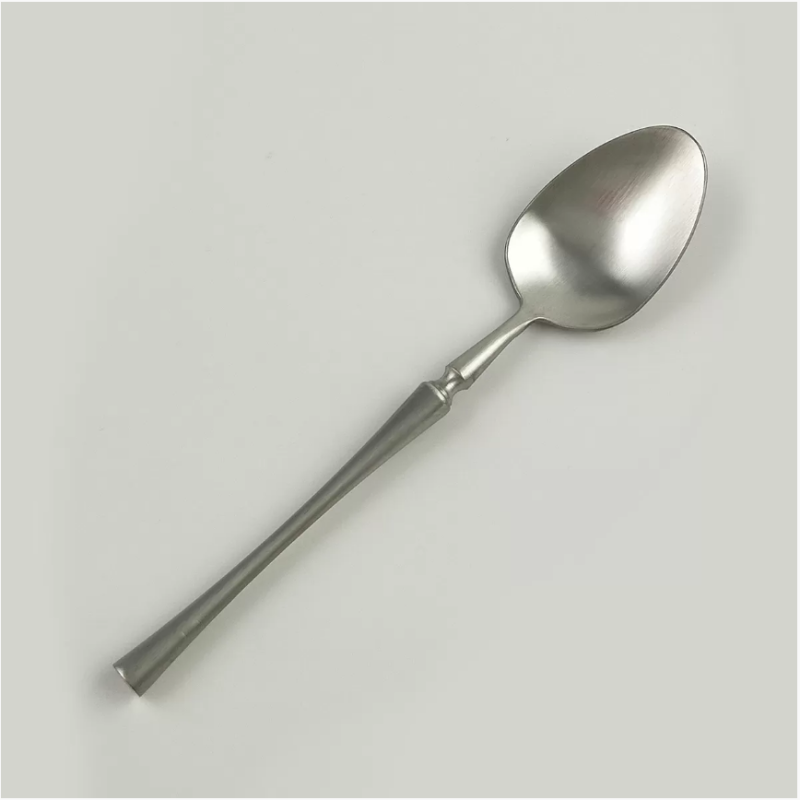Ложка чайная,серебряный матовый цвет,серия "1920-Silver" P.L.