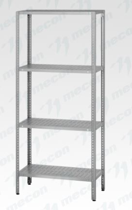 Стеллаж полочный СПЛн - 1000*600*1800 "Norma Inox" (полка перф 4 шт.)