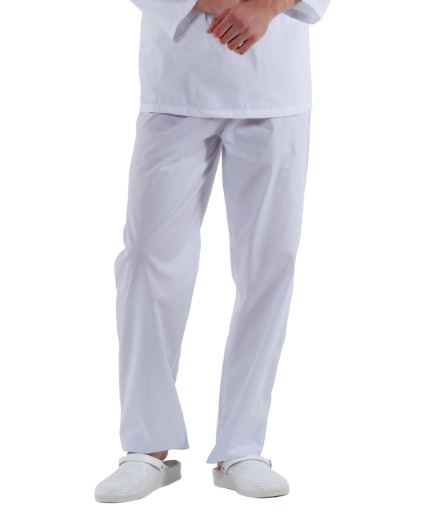 Брюки повара летние белые [00200] (Размер 54)