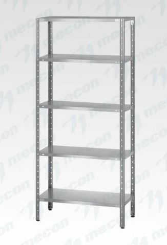 Стеллаж полочный СПЛн - 1200*500*1800 Norma Inox (полка сплошная 5 шт)