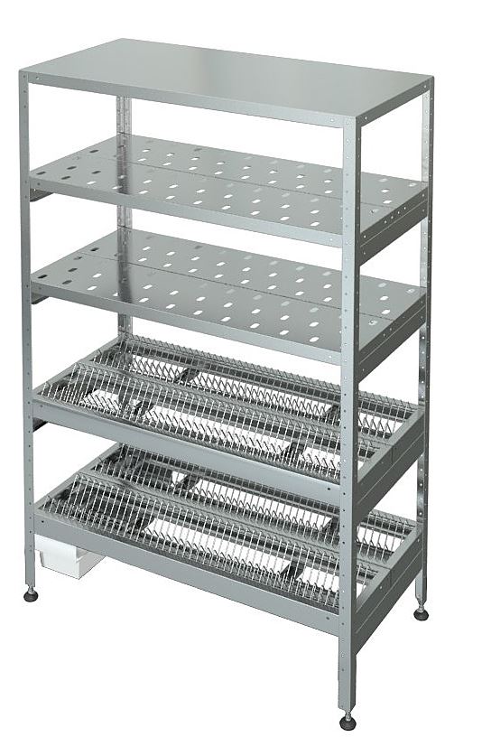 Стеллаж для тарелок Марихолодмаш СУ-5-0,6/1,2/1,8 нерж. сталь