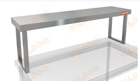 Полка нержавеющая настольная одинарная HICOLD НПСТ1-12/3