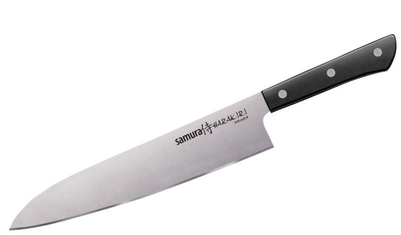 Нож кухонный "Samura HARAKIRI" Гранд Шеф 240 мм, корроз.-стойкая сталь, ABS пластик