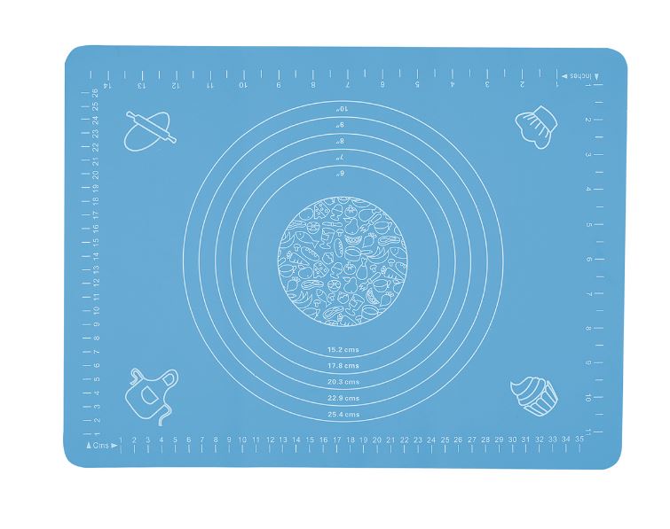 Коврик с разметкой 40х30см. Silicone [93-SI-CU-05.1]