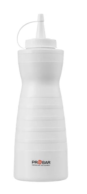 Емкость для соусов пластик 0,69л D=7,H=26см белый