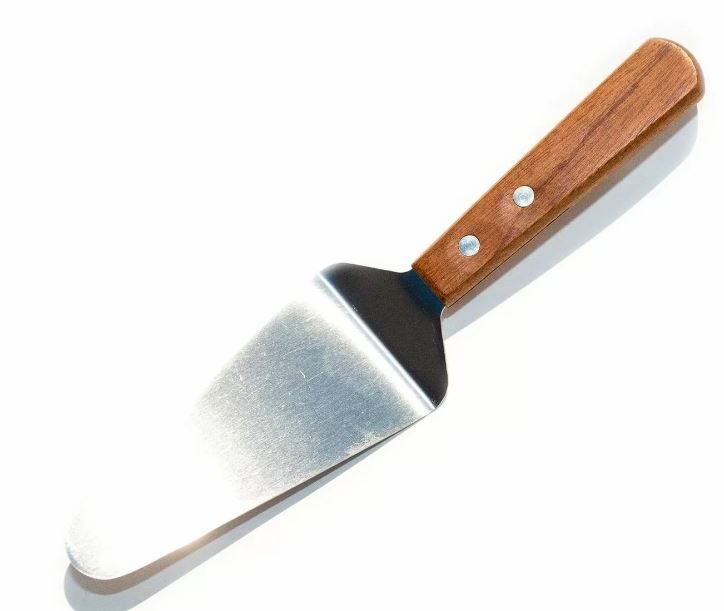Лопатка для торта с деревянной ручкой 25,5(12)*6 см, P.L. Proff Cuisine