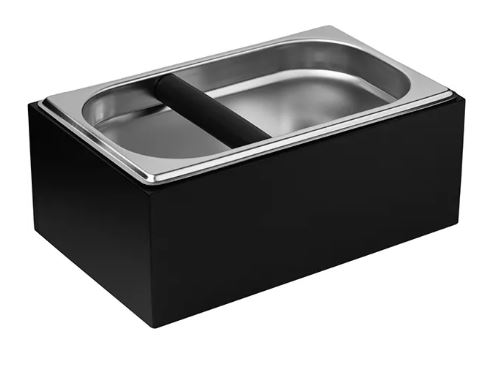 Нок-бокс сталь нерж.,дерево ,H=11,L=27,B=17см черный,серебрист.