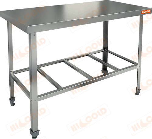Стол центральный с полкой решеткой HICOLD НСО-13/7 ЭН