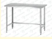 Стол производственный СПРн - 800*600*860 "Norma" (каркас полимер; полка-обвязка, нерж. 430; ножка пр