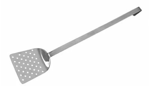 Лопатка с длинной ручкой перфорированная 45 см, металл, P.L. Proff Cuisine