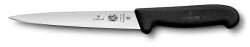 Нож филейный Victorinox Fibrox, гибкое лезвие, 18 см, ручка фиброкс