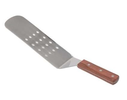 Лопатка с отверстиями, металл с деревянной ручкой, l 19*7,4 см, P.L. Proff Cuisine