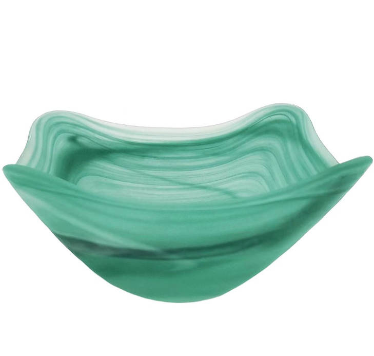 Салатник матовый 14*14см, h=7 см, 300 мл, материал cтекло,серия "Green Sky"
