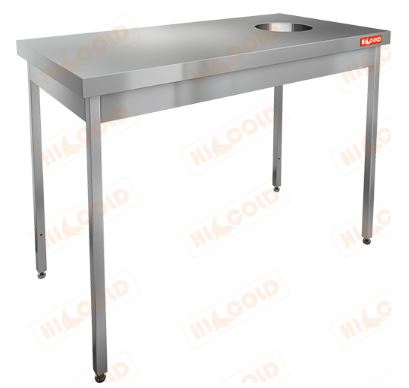 Стол для сбора отходов HICOLD НДСО-12/7 островной