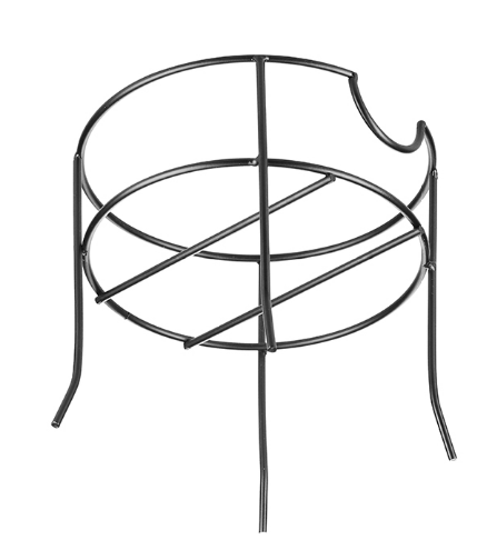 Подставка д/емкости с краном; металл; D=19, 5, H=18, 5см; черный
