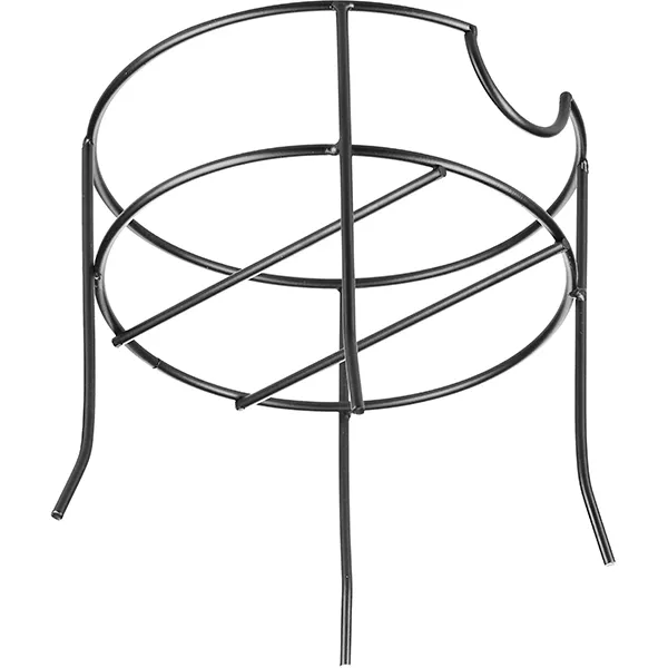 Подставка д/емкости с краном; металл; D=19, 5, H=18, 5см; черный