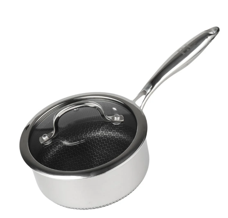 Сотейник с крышкой,трех-слойная сталь, 2.7 л, 20/18,5*9 см,серия "New Kitchen", P.L.