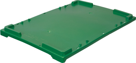 Крышка к ящику 600*400*40 мм. сплошная, утяжеленная, зеленая (503-1) /1/400/
