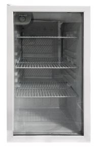 Шкаф холодильный со стеклом COOLEQ TBC-85 белый