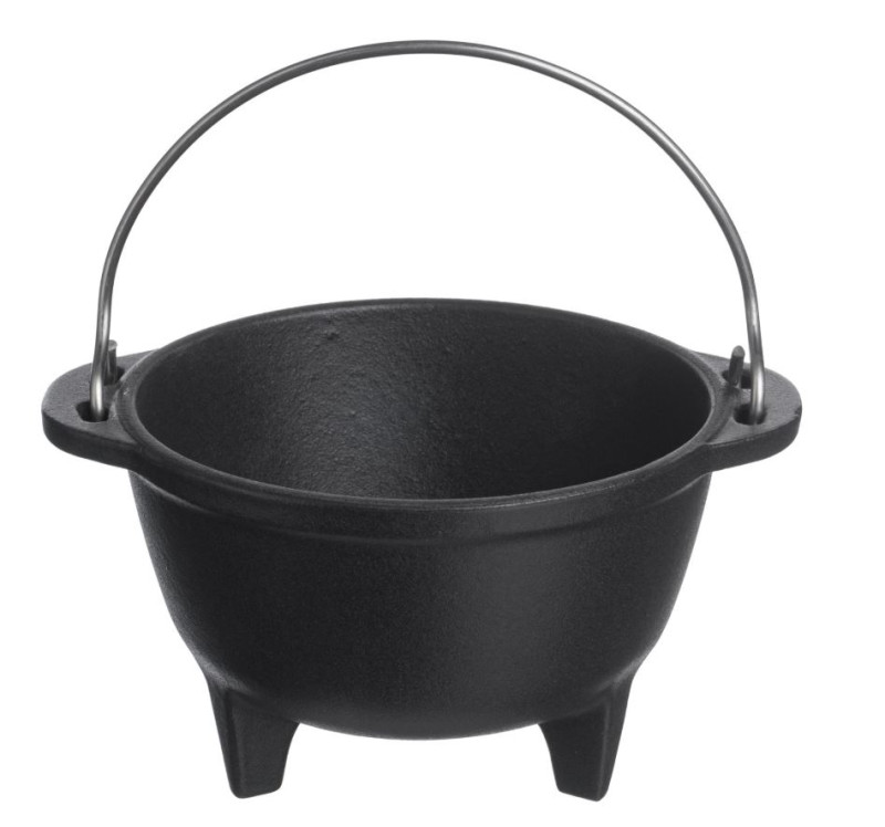 Кастрюя-котелок порц. 460 мл. d=120 мм. h=80 мм. чугун /1/
