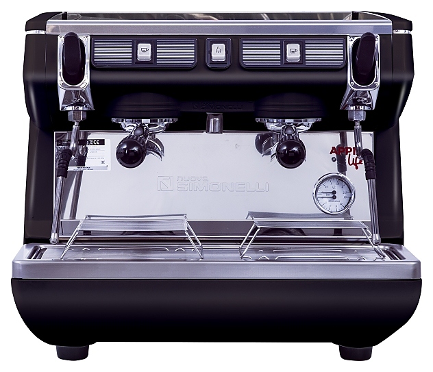 Кофемашина рожковая NUOVA SIMONELLI APPIA LIFE COMPACT 2GR S 220V высокая группа полуавтомат черная