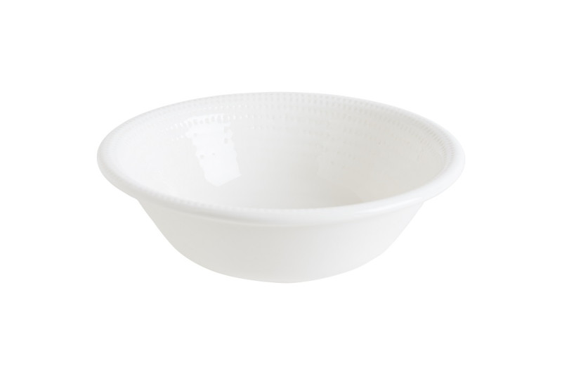 Салатник d=160 мм. 400 мл. h=53 мм. Белый Пьюре Дот (тарелка подст.74211), форма Гурмэ Bonna /1/12/1