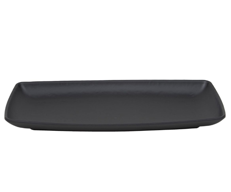 Блюдо тарелка меламиновая 29*14*2.7см P.L. BLACK FINISH